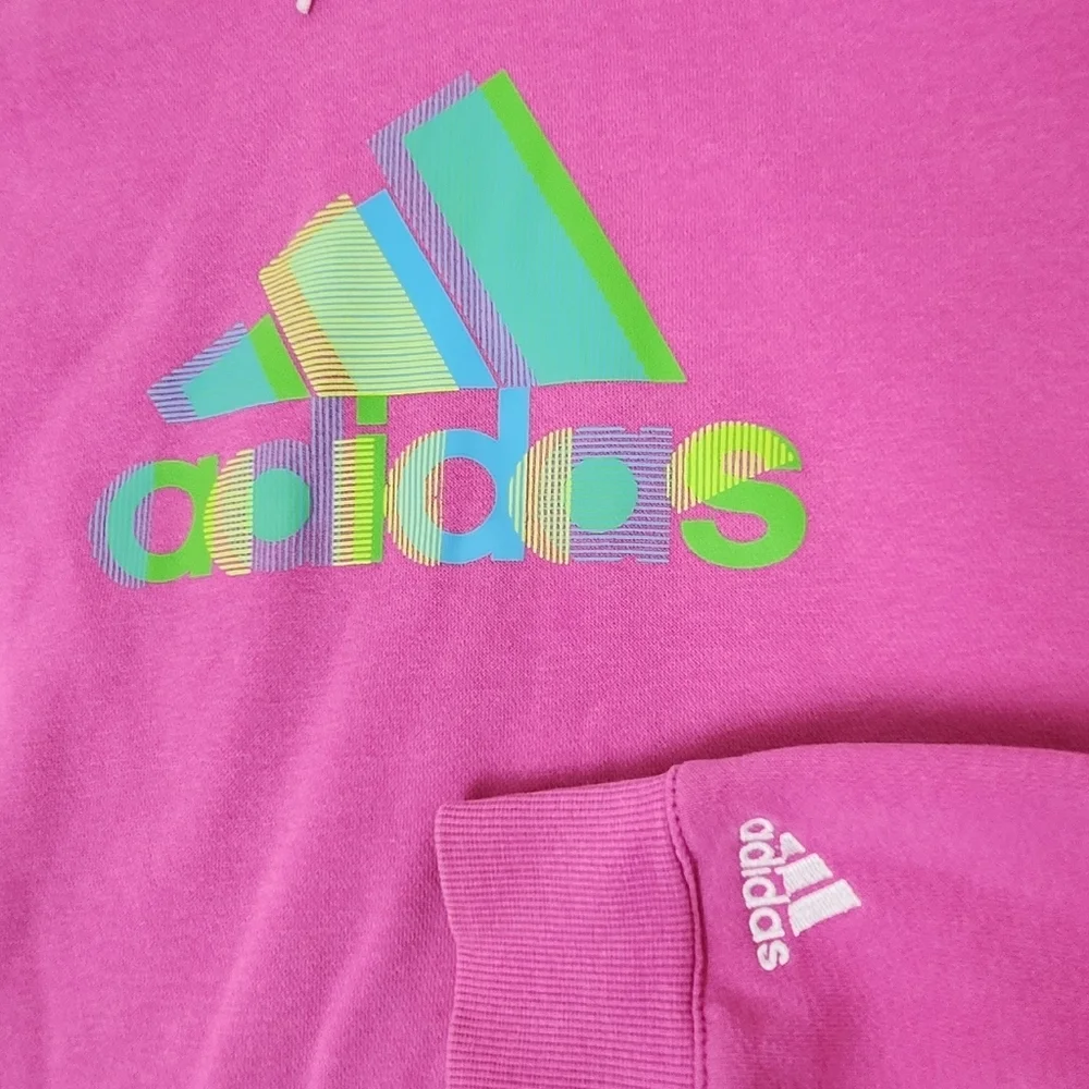 adidas Pullover Athletic Hoodie. - Picture 2 of 4
